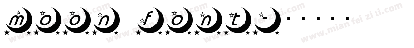 moon font字体转换
